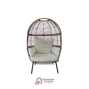 Sillón Huevo de Ratán