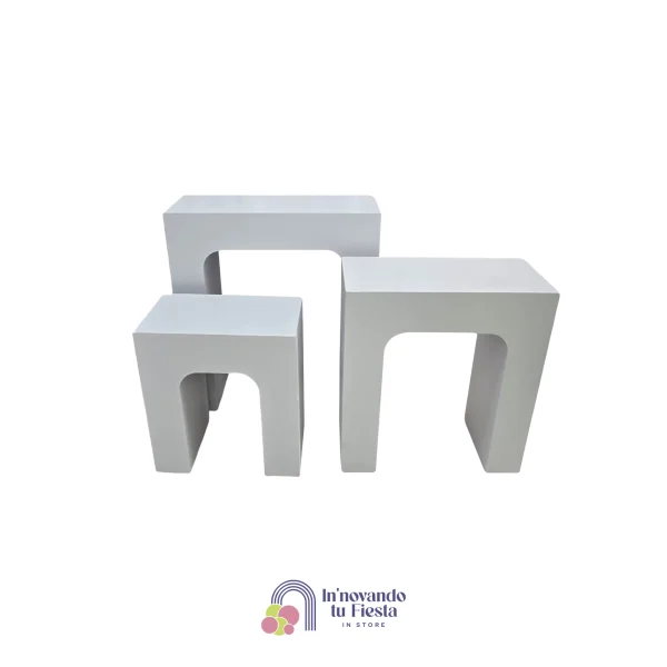 Set de 3 Mesas Puente